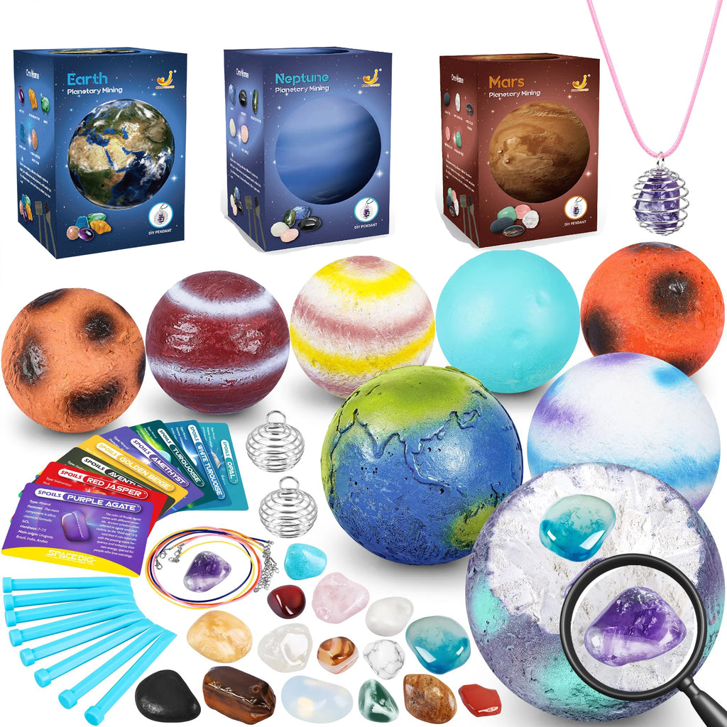 Children's Archaeology Digging Treasure Toys Planet Gem Ore Exploration of The Mining Science Education Toys Child Birthday gift