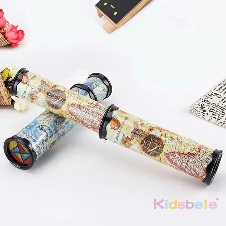 Children’s Kaleidoscope Magic Tube – Color Changing Optical Toy for Imagination & Visual Development