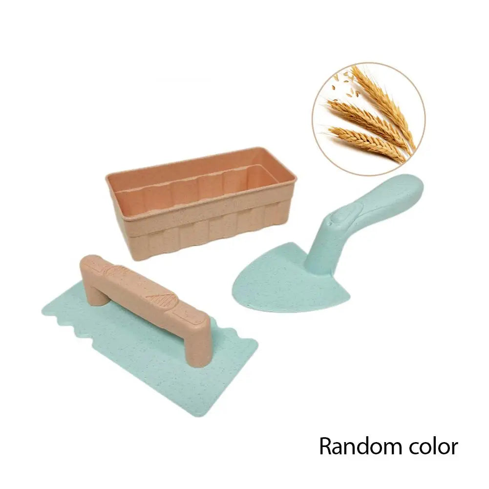 Beach Toys Shovel Sandbox Castle Building Sand Brick Walls Molds Tools Winter Outdoor Snow Play Games Sands Toys for Kids