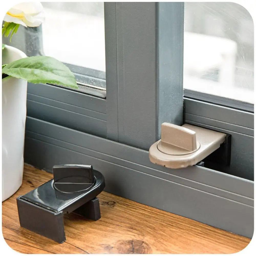 Sliding Window Locks Security Protection Window Limiter Adjustable Baby Safety Lock for Kids Children Safety Protection