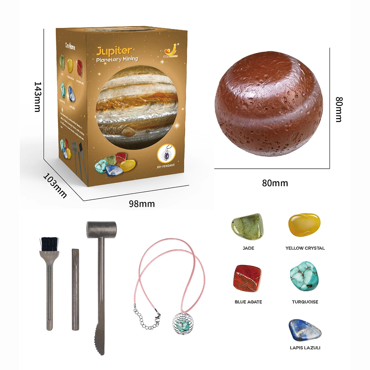 Children's Archaeology Digging Treasure Toys Planet Gem Ore Exploration of The Mining Science Education Toys Child Birthday gift