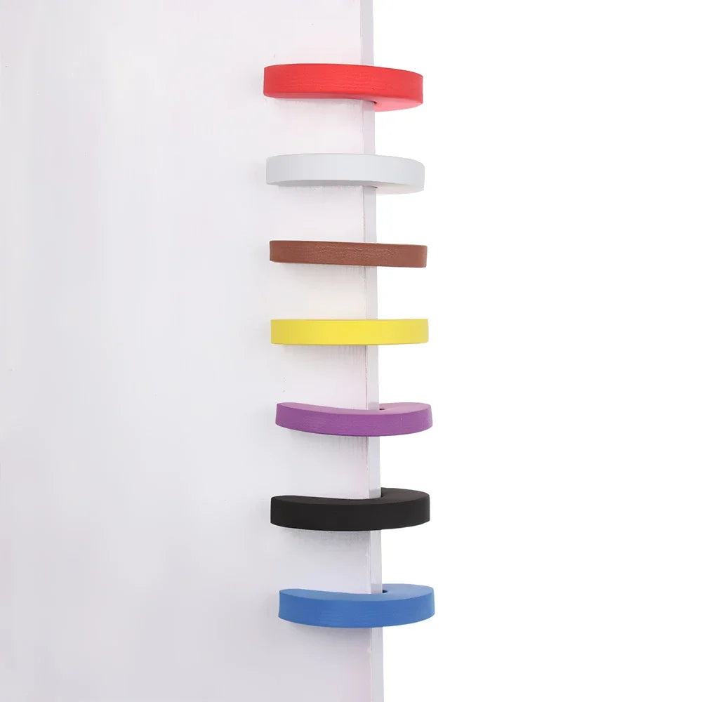 1 CERRADURA DE SEGURIDAD PARA BEBÉS Protección infantil en forma de C de EVA Cerraduras de seguridad para gabinetes Clip para puerta Seguridad para dedos de niños Tapón de puerta de espuma suave