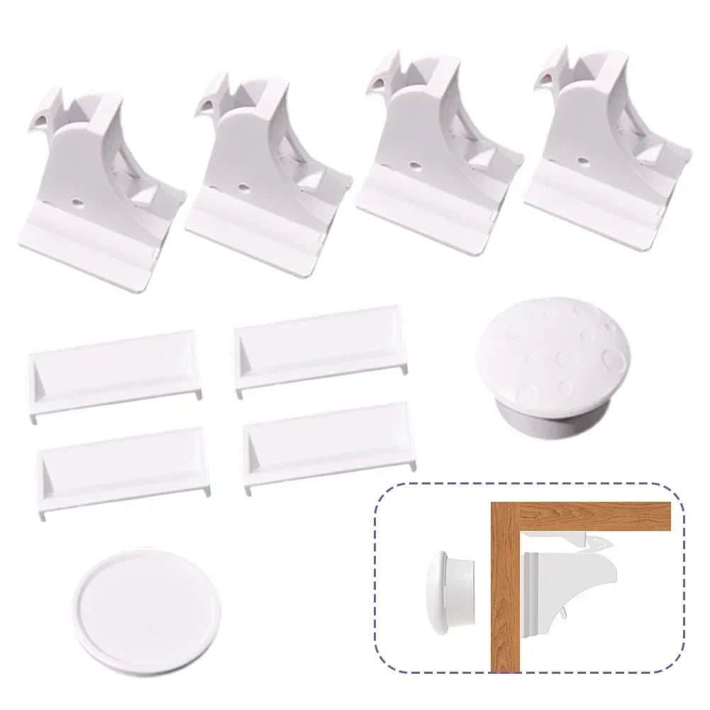 Magnetic Child Lock Children Protection Baby Safety Lock Drawer Latch Cabinet Door Lock Limiter Children Security Locks