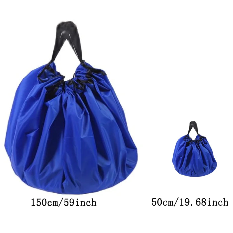 150cm Big Multifunction Portable Kids Toys Storage Bags Blocks Toys Play Mat Building Blocks Toys Bags for Christmas Gift