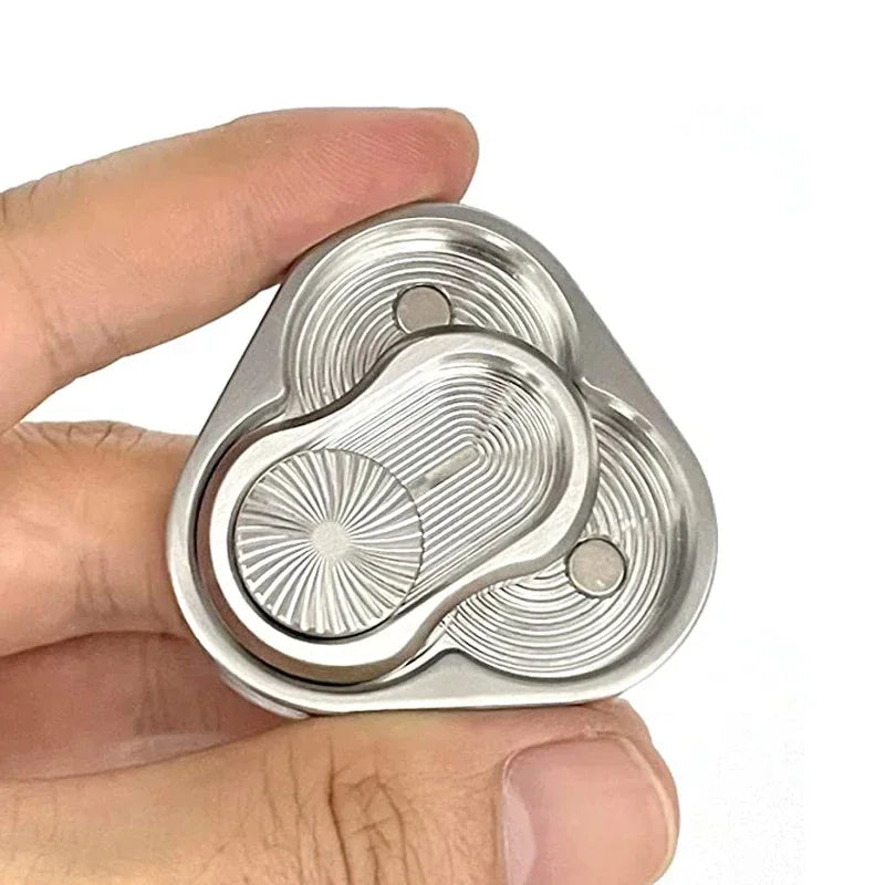 Magnetic Fidget Slider EDC Metal Toy for Adults ADHD Hand Spinner Autism Sensory Aid Anxiety & Stress Relief Gift