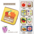 Montessori Busy Book Baby Early Education Book Animal Cognitive Cloth Books Puzzle Toy Repeated Paste Books & Sensory Toys Gifts