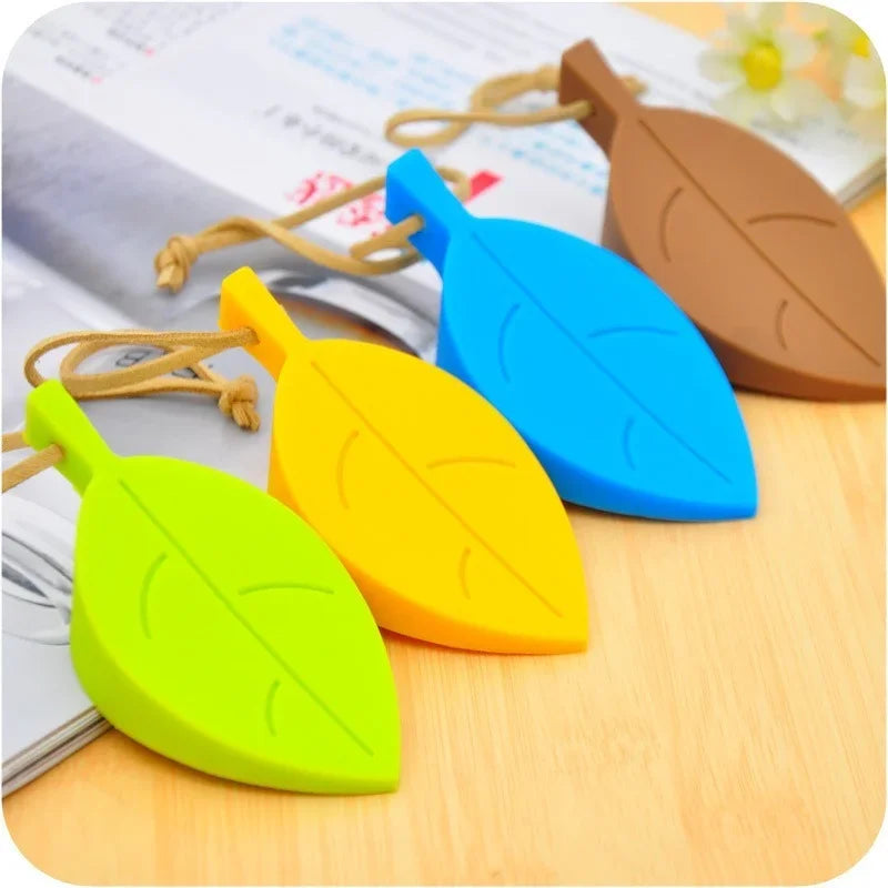 Leaves Shape Silicone Rubber Door Stop Stoppers Door Block Children Anti-Folder Hand Hotel Security Door Card Hanging