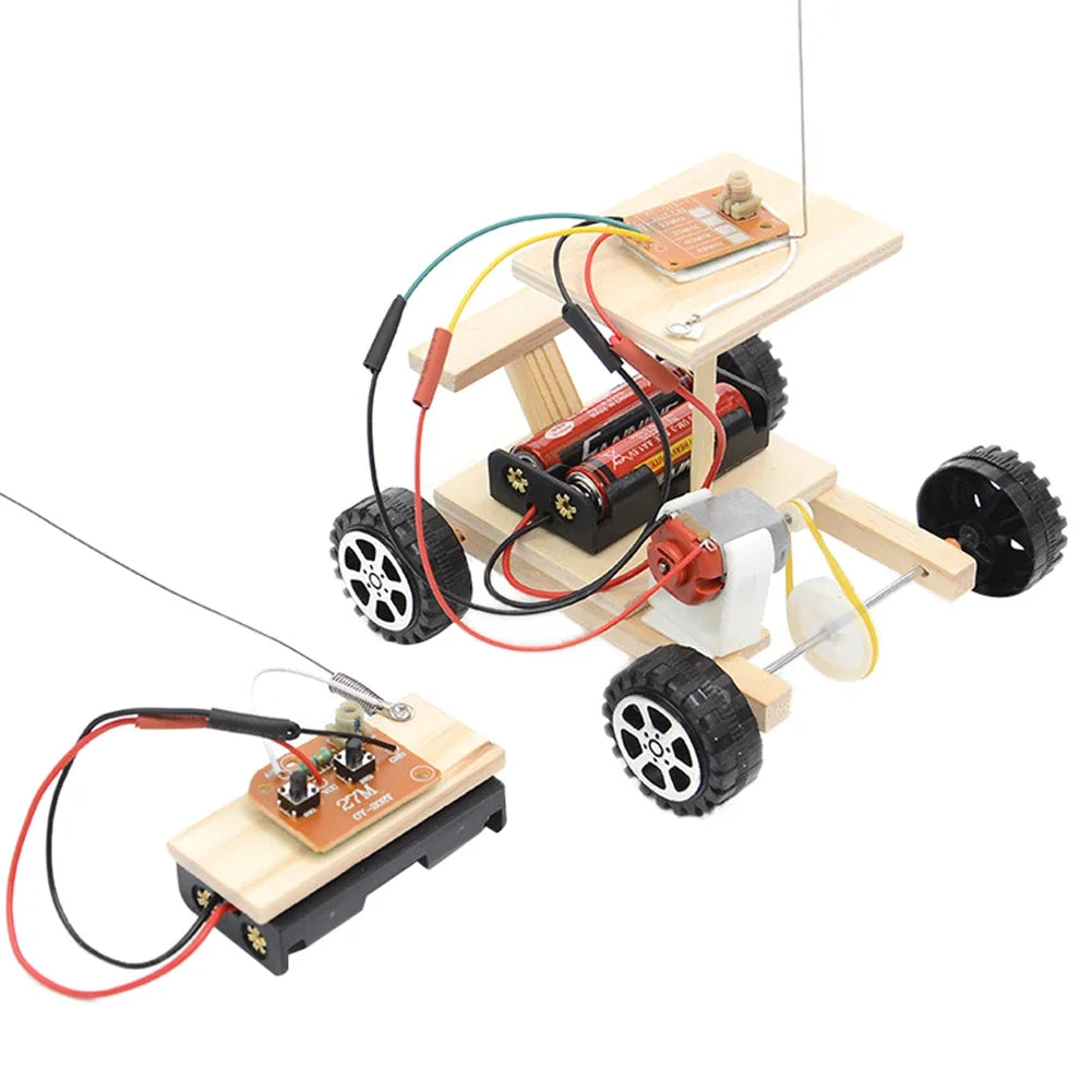 DIY Wooden Robot Eating Coin Invention Model Teaching Learning STEM Project for Students Kids Science Experiment Assemble Kit