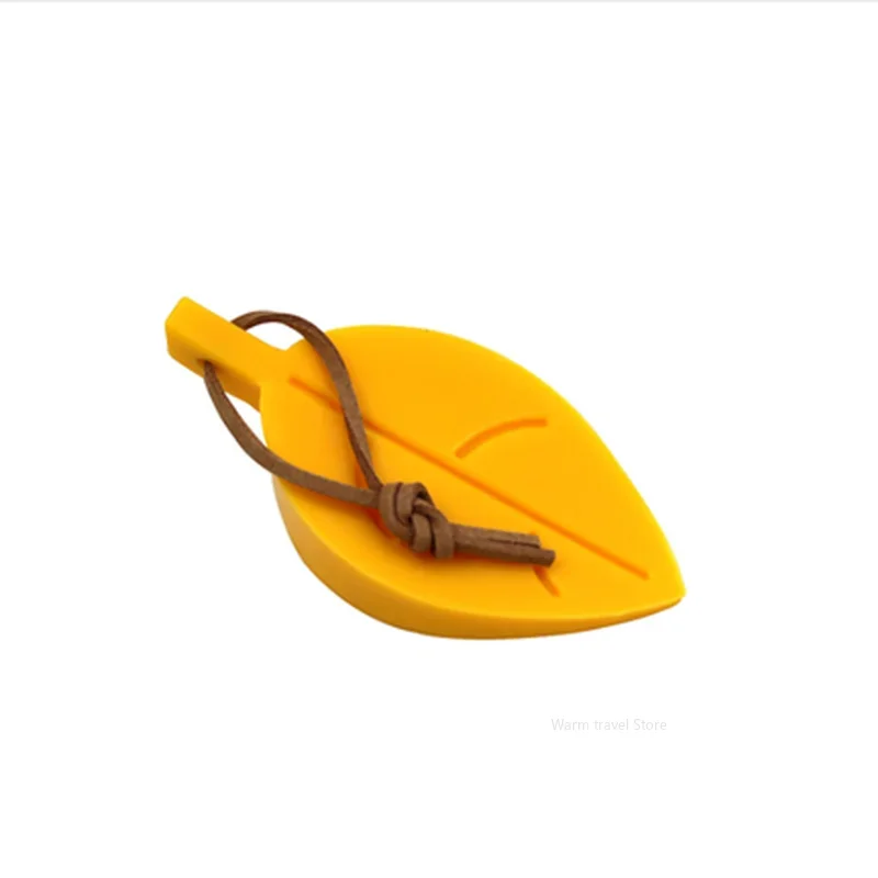 Leaves Shape Silicone Rubber Door Stop Stoppers Door Block Children Anti-Folder Hand Hotel Security Door Card Hanging