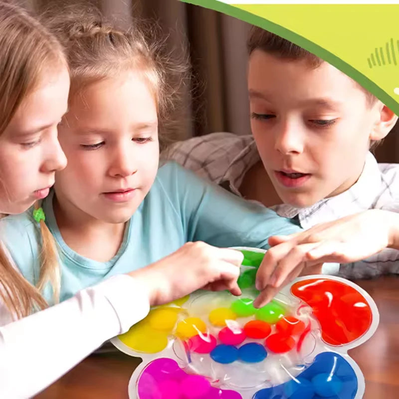 Five Color Sorting Sensory Toy  Sorting Sensory Matching Toys Educational Decompression Toys Fine Motor Skills Game Gift Party
