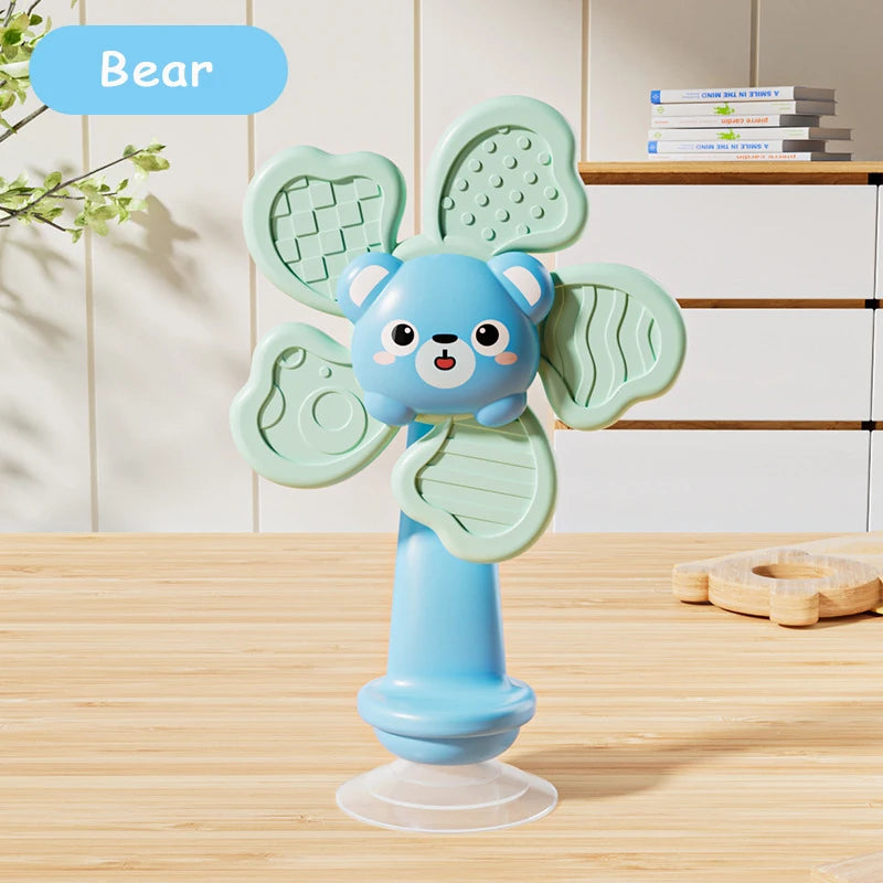 Montessori Suction Spinner Toy for Babies Animal Fidget Spinner Sensory Texture Toy for Fine Motor Skills Early Development Toys