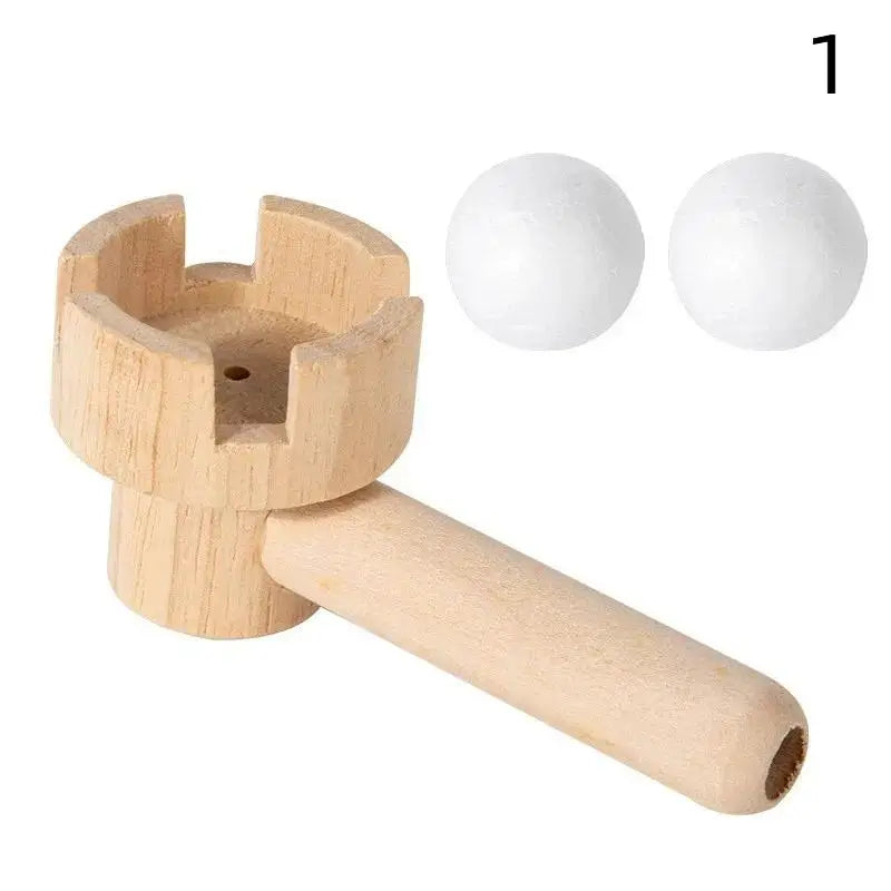 Whale Floating Ball Toy With Whistle Ball Blowing Floating Blow Pipe Ball Two In One Sensory Fine Motor Skills Educational Toys