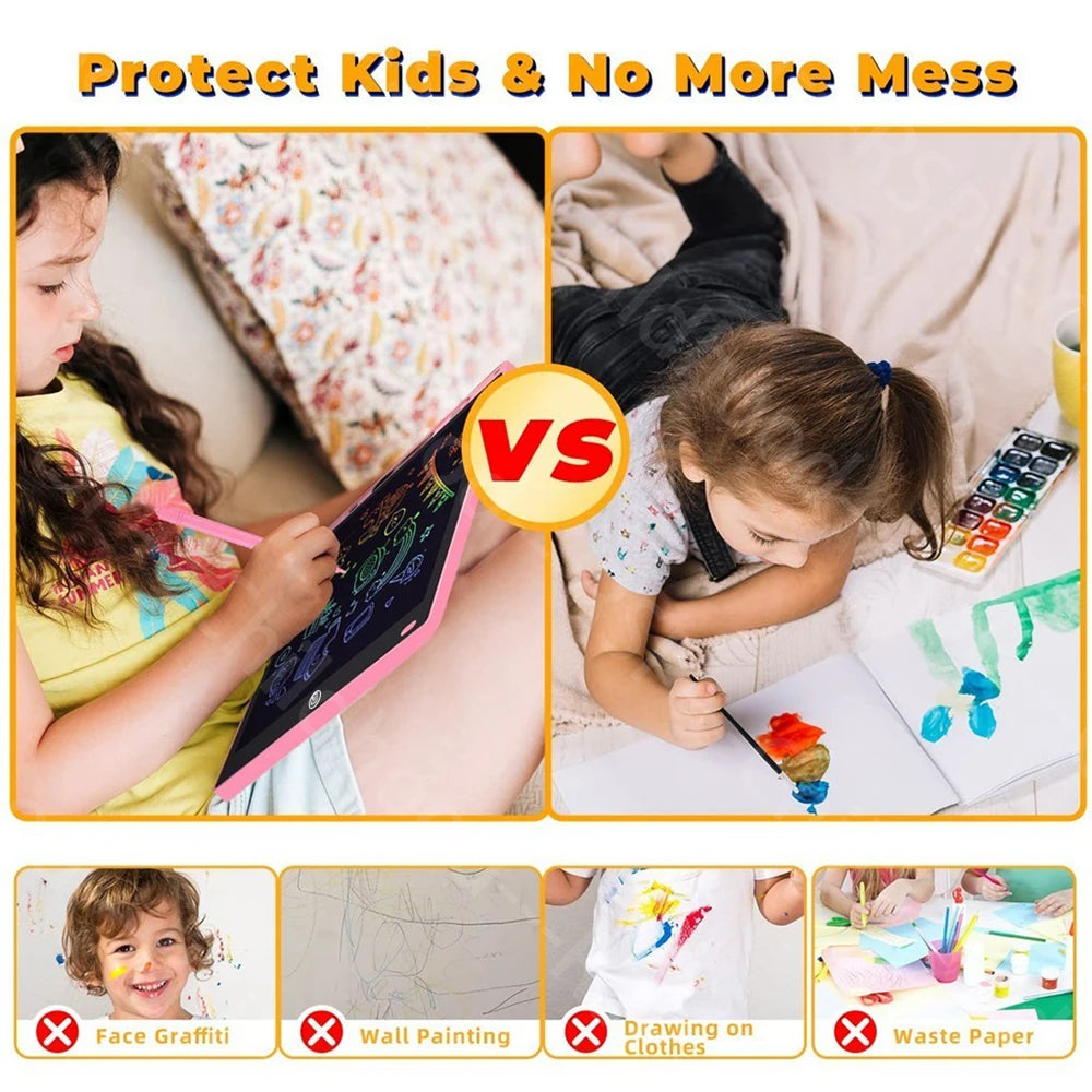 16 Inch LCD Writing Board Drawing tablet Kids Writing Painting Children Educational Toys for 3 4 5 6 7 8 Years Girls Boys Gifts