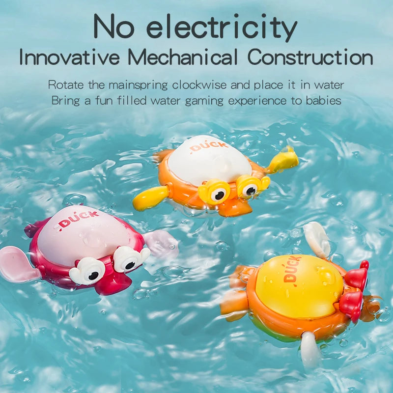 Bath Toys Kids Swimming Clockwork Dolls Play Water Fun Bathing Cute Funny Children Bathroom Shower Bathtub Animals Toy