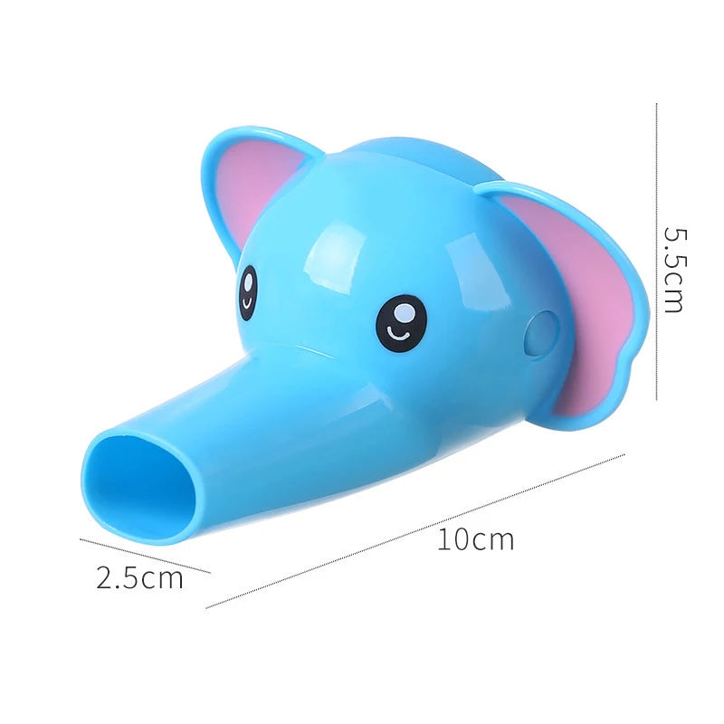 Children Kids Faucet Extender Washing Hands Toy Duck Faucet Extender Cartoon Baby Hand Washing Extension Splash Water Extender