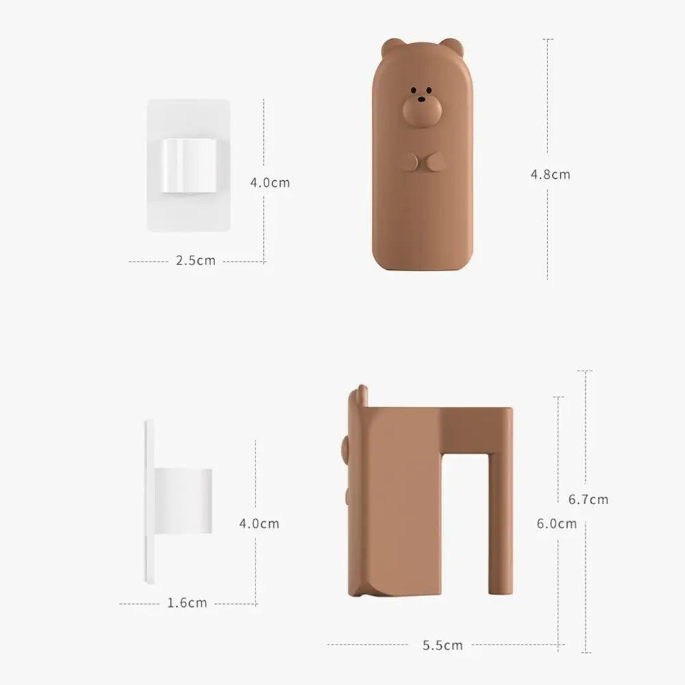 New Silicone Door Stopper Anti Pinch Hand Anti-grip Children Security Protection Durable Easy to Install Finger Protector Door