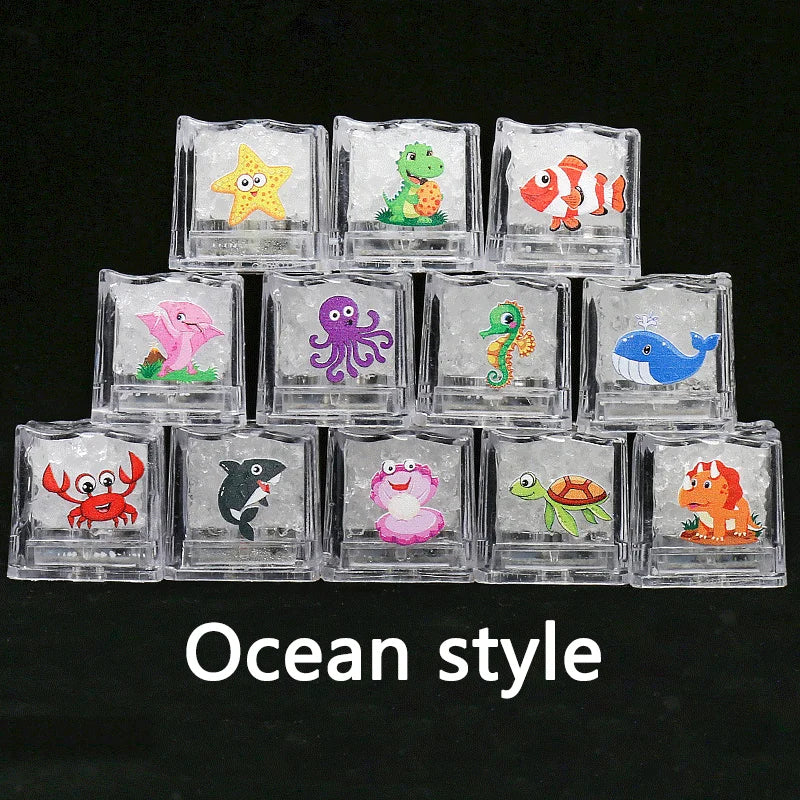 Bath Lights for Kids Fun Waterproof Sensory Toys,LED Ice Glow Bath Toys for Boys Girls Bathtub Pool Shower Tank Home Travel Play