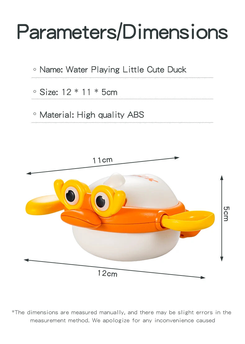 Bath Toys Kids Swimming Clockwork Dolls Play Water Fun Bathing Cute Funny Children Bathroom Shower Bathtub Animals Toy